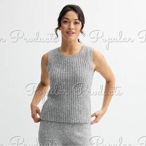 Sonoma | Sweater Tank Top, Gray Heather